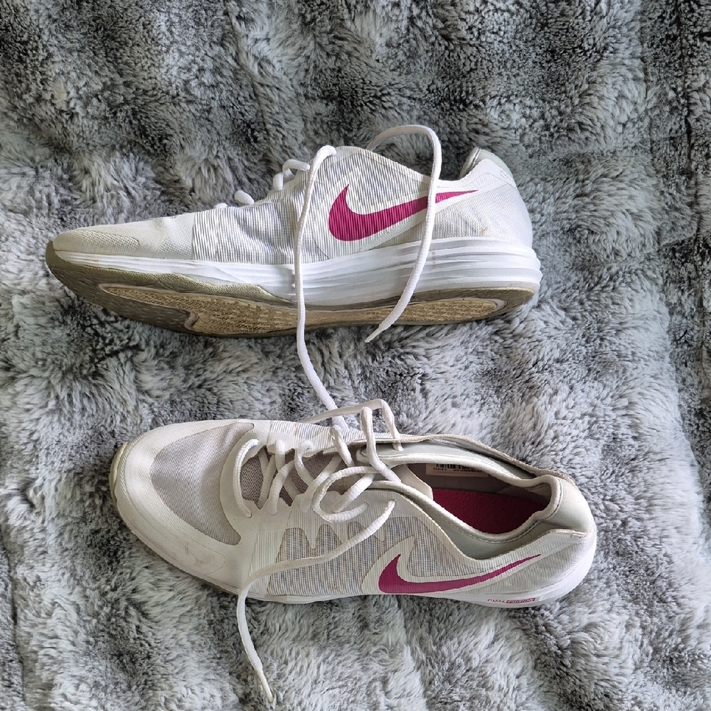 Nike Women's Sneakers White and Pink